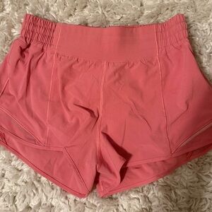lululemon athletica Coral Pink Athletic Shorts